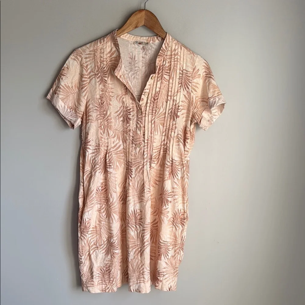 Faherty Gemina Linen Dress Small